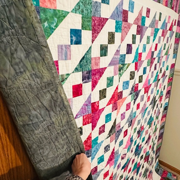 Colorful Patchwork Quilt - Picture 9 of 12
